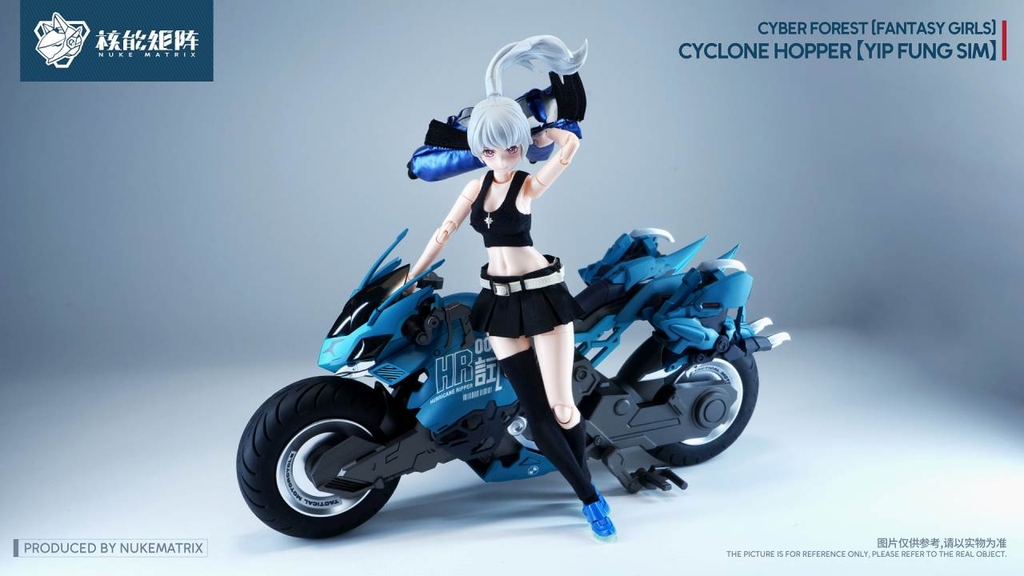 Mô hình lắp ráp 1/12 CF08 Cyclone Hurricane Hopper Nuke Matrix Cyber forest Fantasy Girl