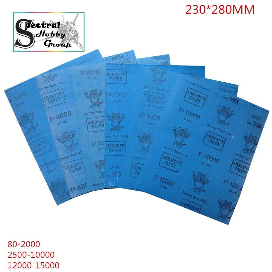 Giấy chà nhám nước siêu mịn 2500-15000 con hổ Tiger RMC Abrasive paper dry wet Superior Quality