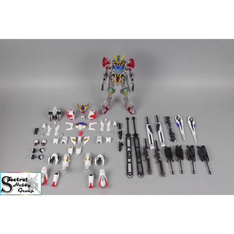 Mô hình lắp ráp Metal Frame MG 1/100 Barbatos ver Hirm + clear armor + Full weapon - Spider Crab model