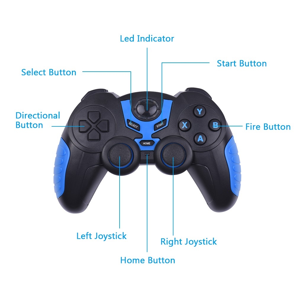 Tay game không dây STK-7024X Bluetooth Gamepad Game Controller for PC Android IOS Smartphone