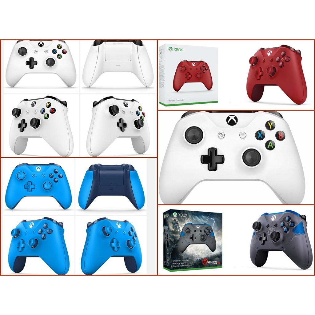 Tay Cầm Xbox One S Gamepad controller Các Màu phiên bản Special Edition (tặng kèm dây usb + núm cao su analog)