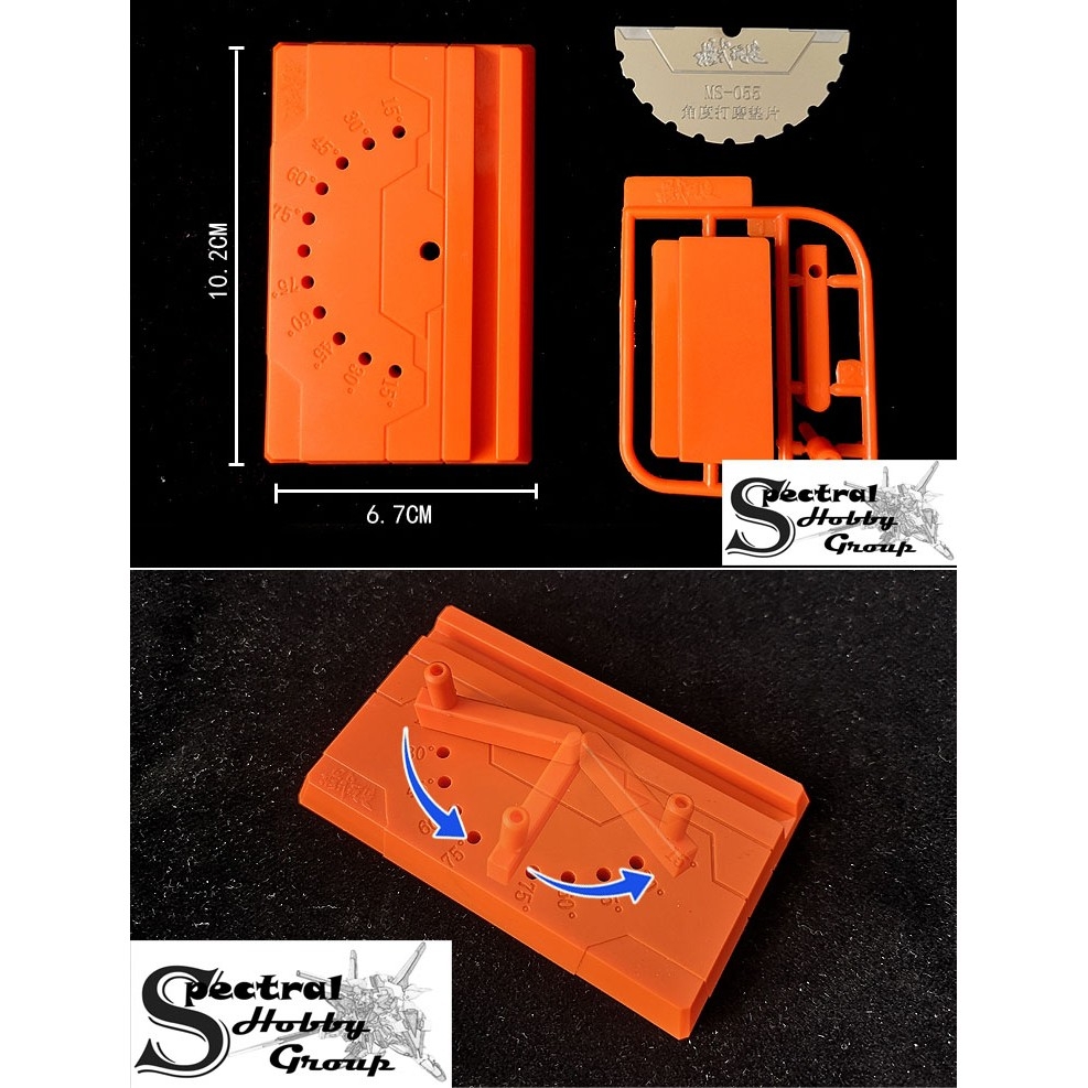 Dụng cụ mài góc dũa nhám mô hình Multifunctional Angle Polisher MS055 Tool hobby