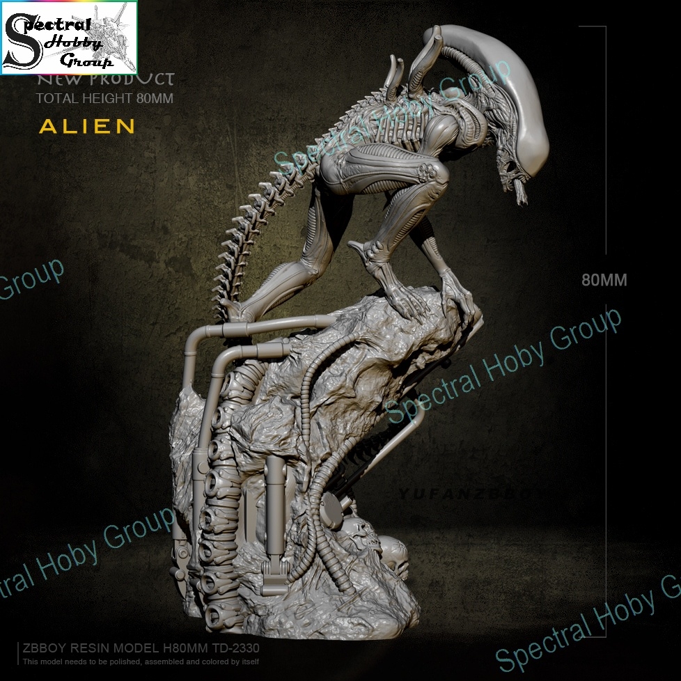 Mô hình nhựa Resin 80mm Alien Attack TD2330