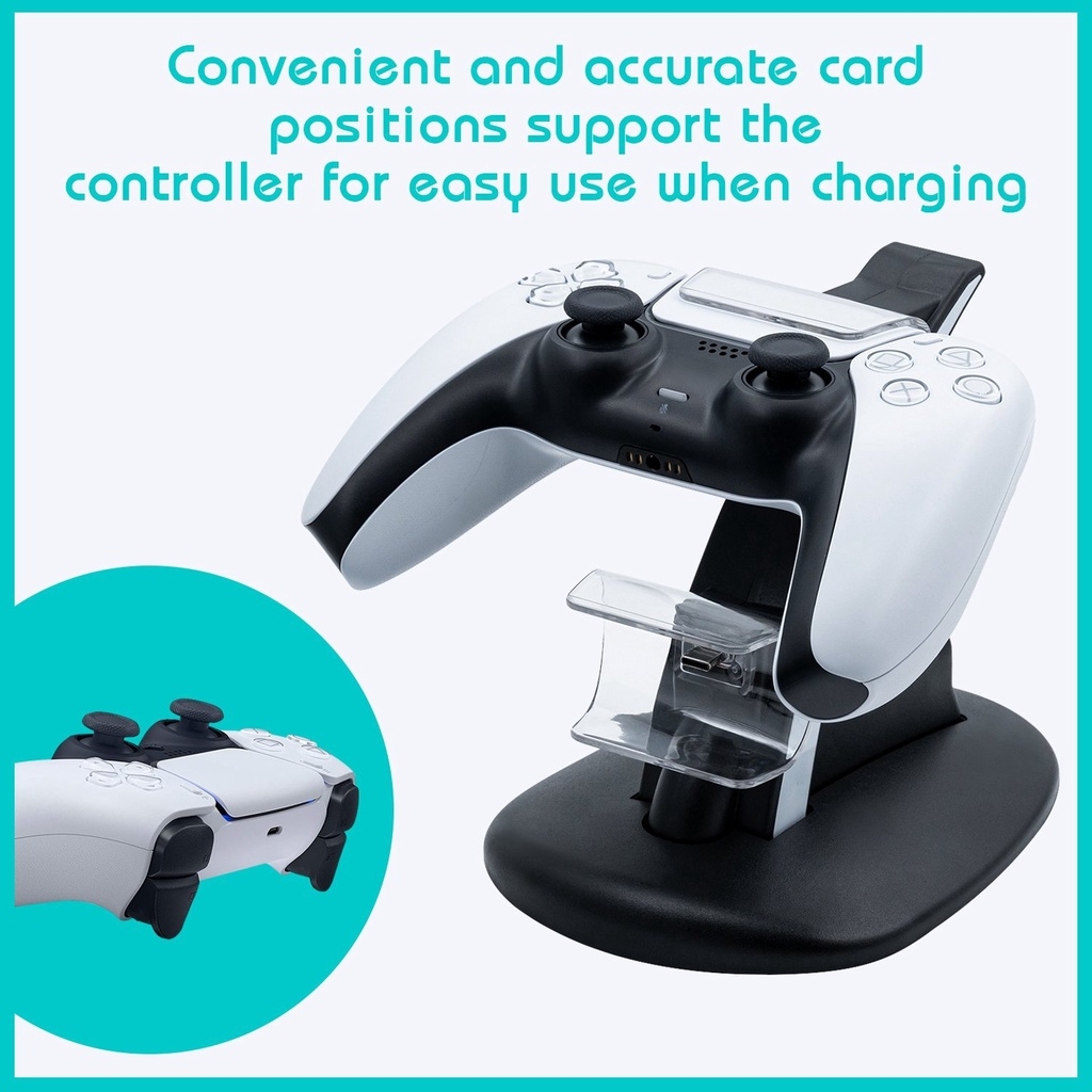 Đế dock sạc cho tay game console PS5 IPLAY DUAL CONTROLLER CHARGING STAND