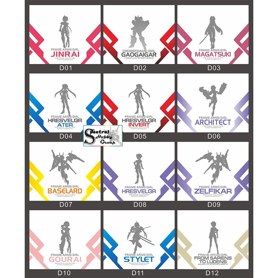 Chân đế mô hình action base mica cho Figure FAG Kotobukiya Pretty Armor girl PA các loại