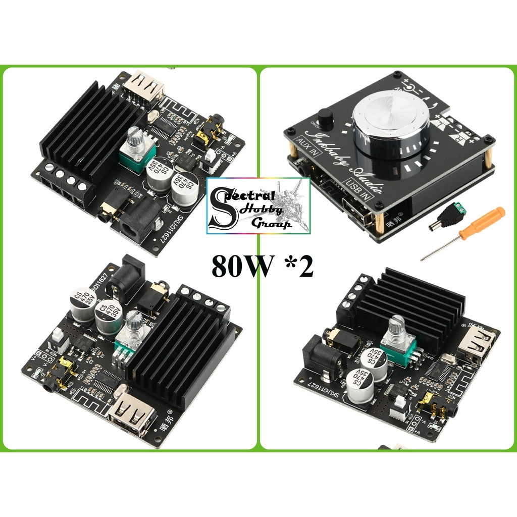 Mạch khuếch đại âm thanh HIFI 2.0 bluetooth 5.0 30W *2 80W*2 chất lượng cao Digital Audio Amplifier