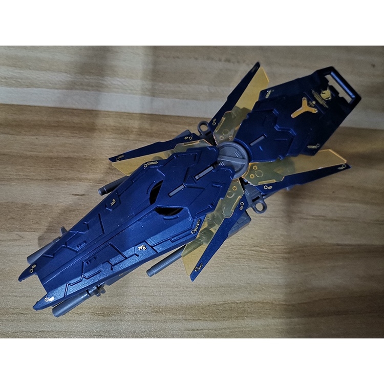 Phụ kiện MG 1/100 bộ 3 khiên Tri-Shield custom + Cannon + kết nối 3 shield + decal cho gundam Unicorn banshee