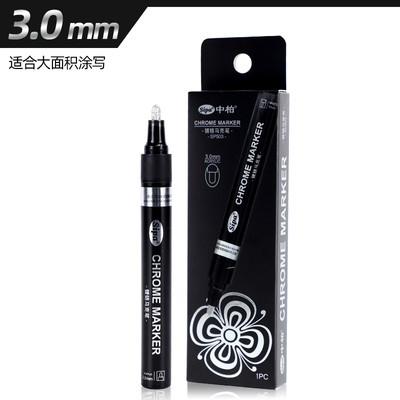 Bút sơn mô hình paint silver Chrome marker Sipa marker