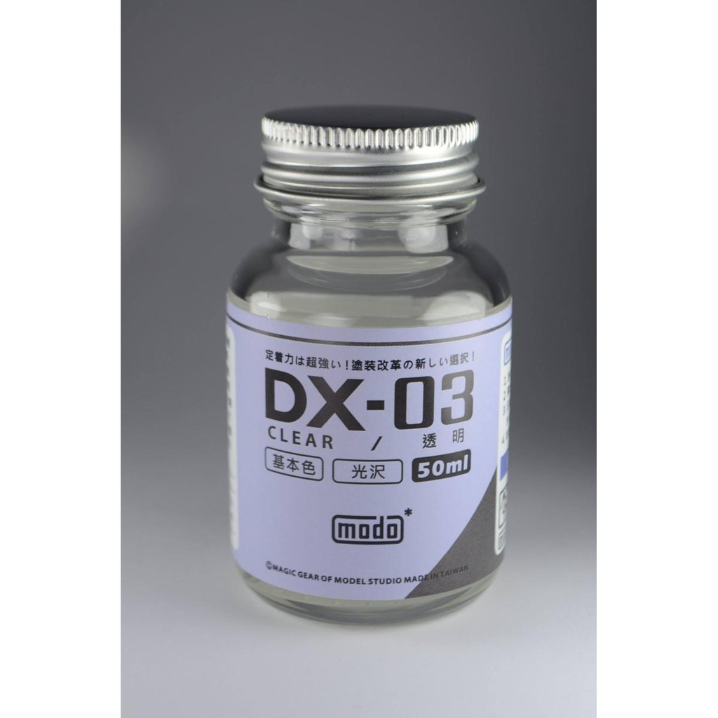 Sơn mô hình cao cấp MODO lacquer paint color series DX01-04 Super Gloss White Black Clear Flat topcoat