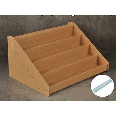 Các loại khay kệ giá để sơn mika gỗ Paint Rack