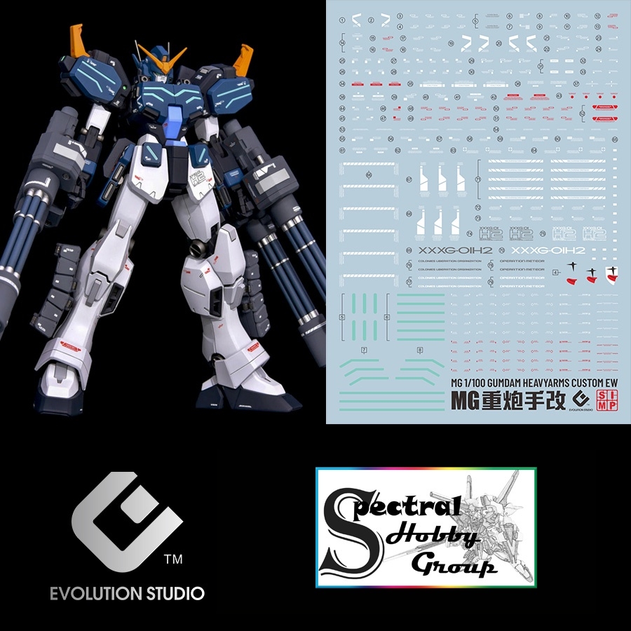 Decal nước dán mô hình wing series Shenlong Nataku Sandrock Deathscythe Heavy Arms Igel MG HG Water sticker