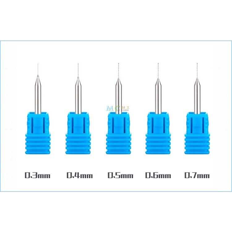 Dụng cụ Dspiae mũi khoan mini cho mô hinh 0.3 - 1.2 - 3.0mm Tungsten steel drill bit DB