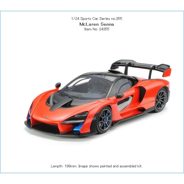 Mô hình nhựa Model Car Tamiya 1/24 McLaren Senna