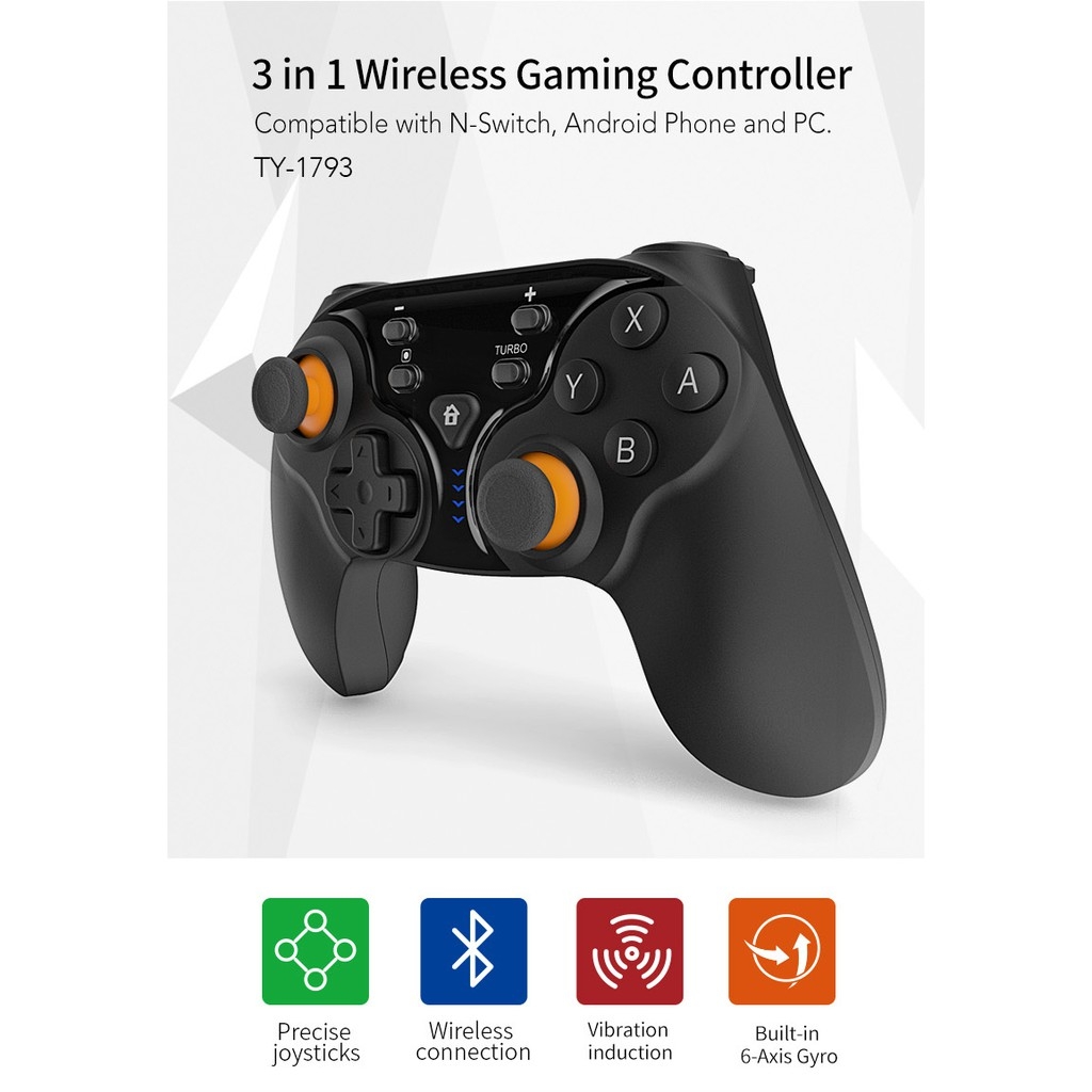 Tay game không dây cho N Switch / Android / PC - Wireless Controller Dobe