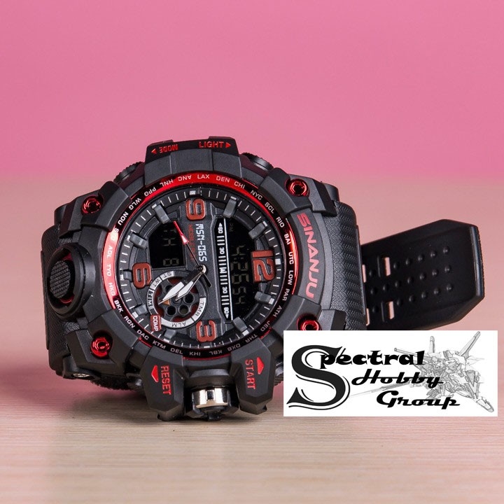 Đồng hồ thể thao nam phong cách Gundam hiệu Power Angel