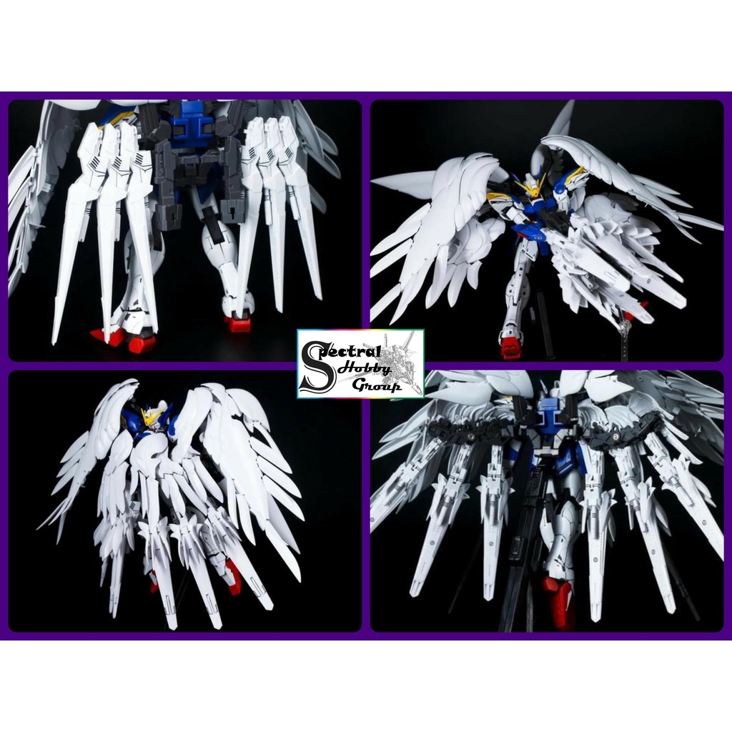 Phụ kiện lắp ráp MG 1/100 HIRM Snow White Wing Zero Pack Wing cannon (sp không kèm gundam)