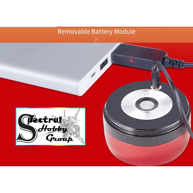 Máy nén khí máy sơn mô hình mini Portable Charging Air Pump HB08 rechargeable battery