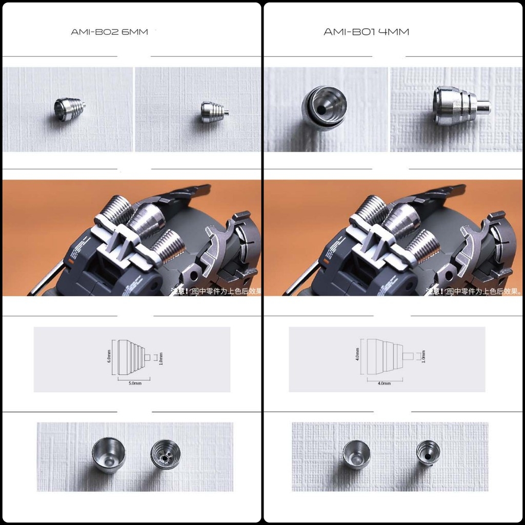 Mô hình Custom Metal Part cho MG 1/100 Sazabi - Anchoret Infinity Dimension