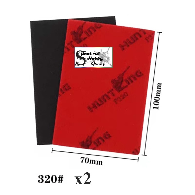 Nhám xốp 3M Hunting King chà nhám đánh bóng - Soft sanding sponge #180 - #3000 dụng cụ mô hình