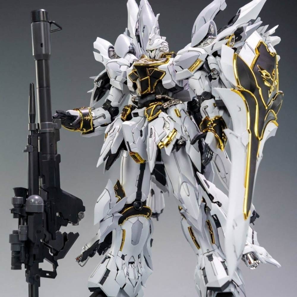 Mô hình lắp ráp MG 1/100 Sinanju Takumi White Color - Comet Technology