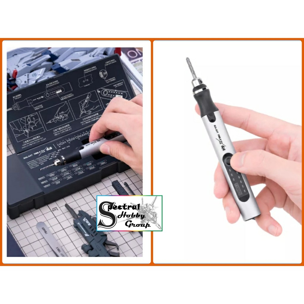 Dụng cụ mô hình máy điêu khắc Mini cầm tay Mài cắt khoan đánh bóng electric grinder sander T15A01 Galaxy tool