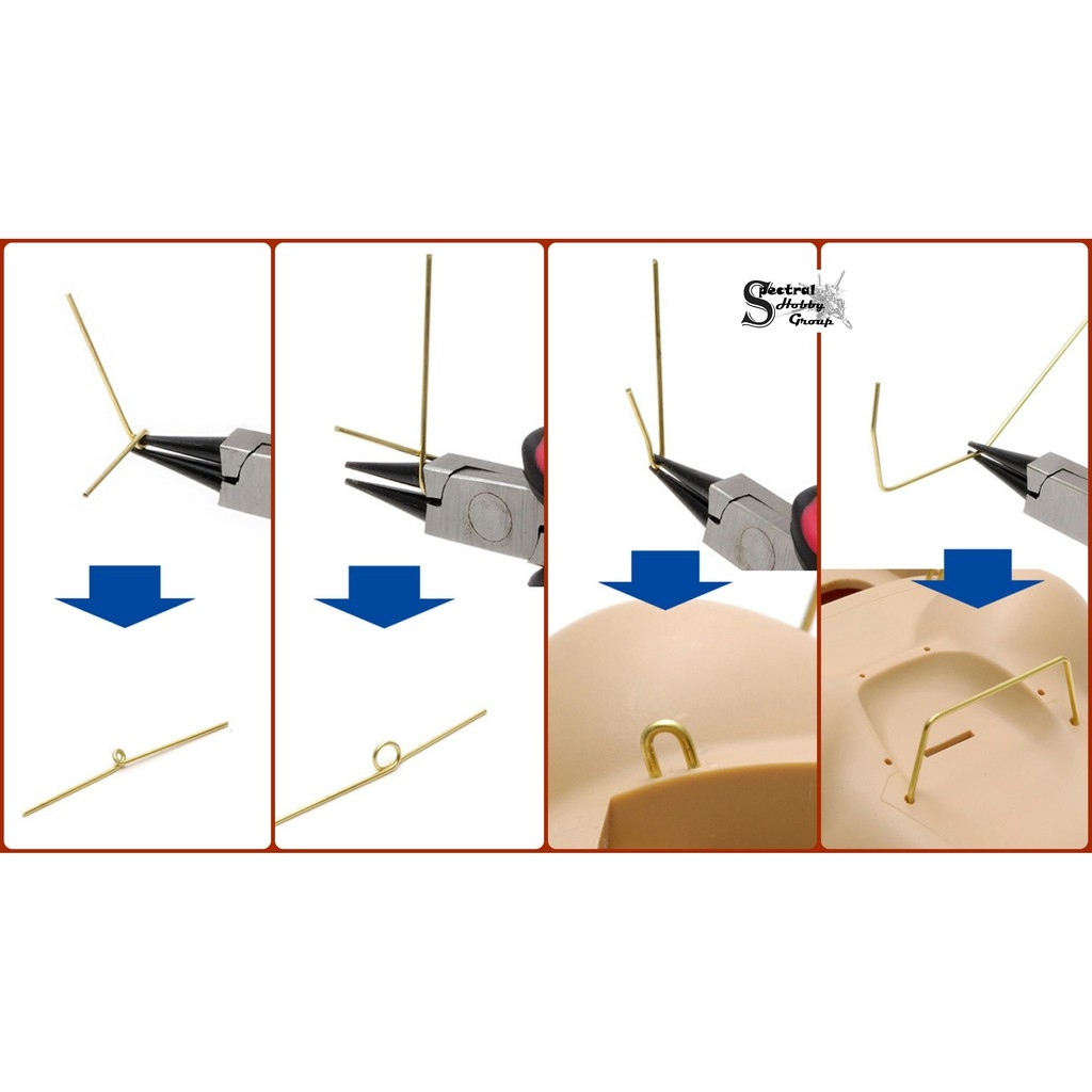 Dụng cụ kìm cho mô hình Flat Bending Round Pliers