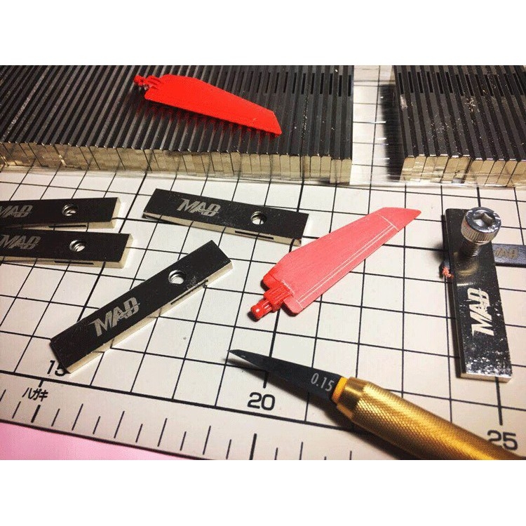 Dụng cụ mô hình cutter head line carving metal part kẹp lưỡi dao chisel MT001 madworks