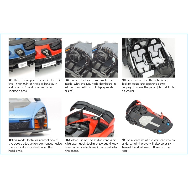 Mô hình nhựa Model Car Tamiya 1/24 McLaren Senna