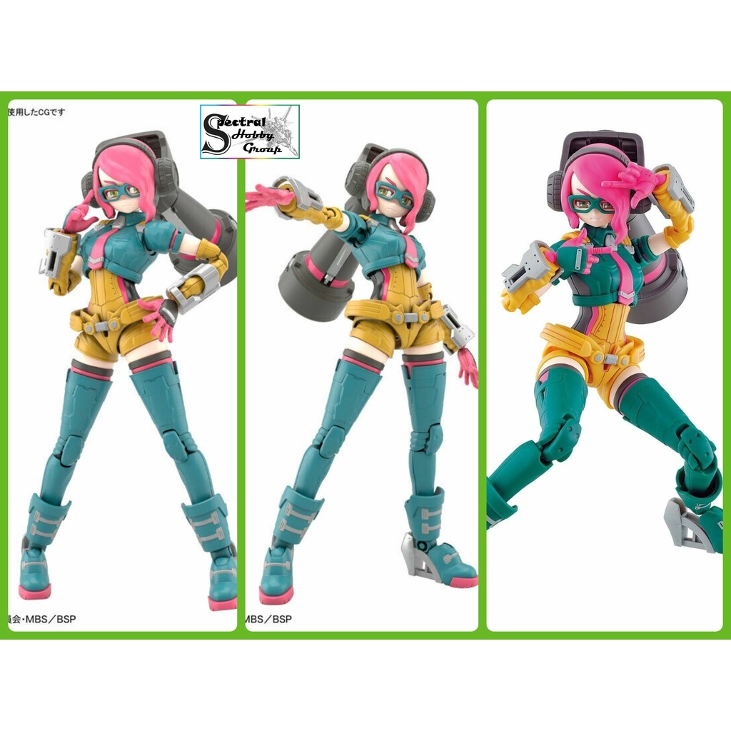 Mô hình lắp ráp Girl Gun Lady Bravo Tango Lady Commander Bianca - Attack girl gun - GGL Bandai