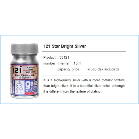 Sơn mô hình Gaia Sunin Gold Silver stainless steel Red Blue Green metallic color paint lacquer các loại