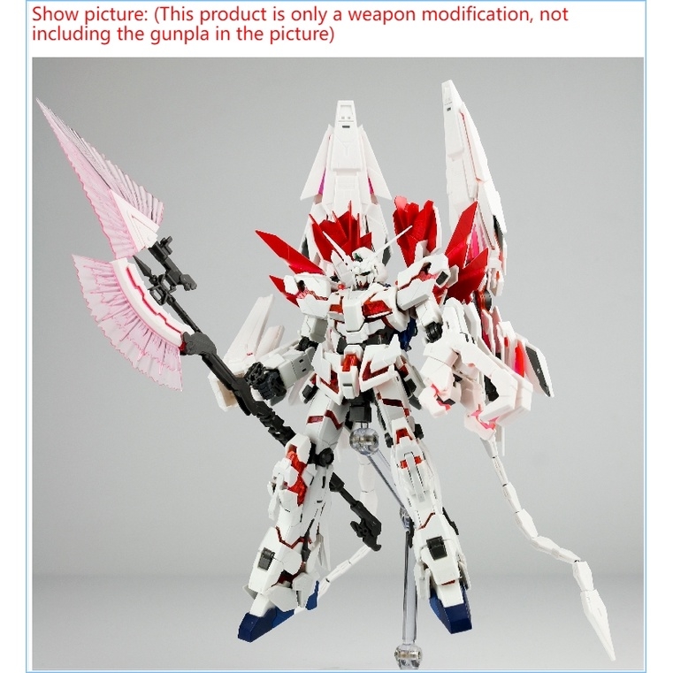 Phụ kiện mô hình RG HG Armed Armor XC Hyper Beam Javelin Tomahawk bờm cho Unicorn Banshee Phenex