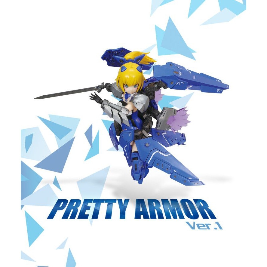 Mô hình lắp ghép Pretty Armor Girl ver 01 Blue - PA model