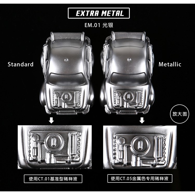 Dung môi thinner pha tẩy sơn rửa bút lacquer JUMPWIND Remover Cleaner Metallic Leveling paint