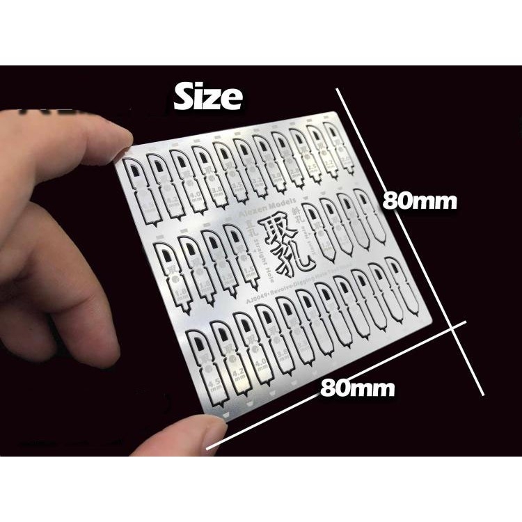 Dụng cụ mô hình ALEXEN HD AJ0049 mũi khoan bằng flat tròn Bottom pin drill