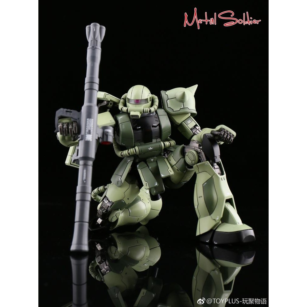 Mô hình Figure Metal Build MB 1/100 Zaku II Red Green White - Metal solider