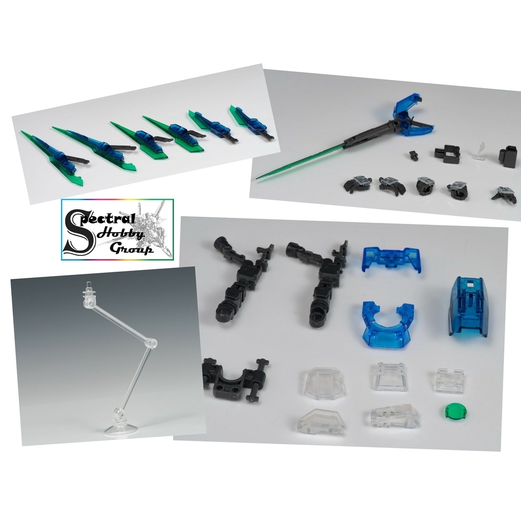 Mô hình lắp ráp RG 1/144 00 Qan[T] 00Q Full Saber Clear Color Gundam Base Bandai Limited