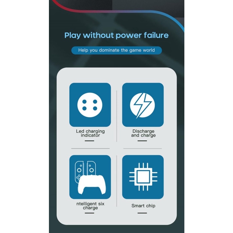 Đế sạc tay game Aolion ALP5001 Charging Dock Station PS5 Xbox S/X Switch Display Holder 6in1