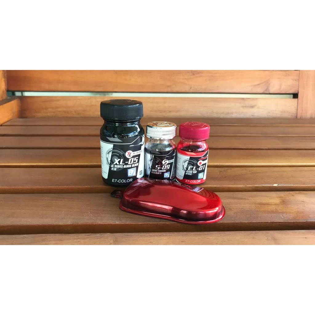 Sơn mô hình E7 màu trong clear candy Transparent paint color (red/blue/green/orange/yellow/purple ...)