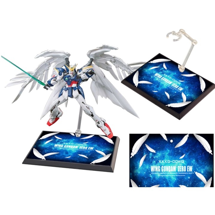 Giá đế đỡ mô hình Action Base HG RG 1/144 gundam shf figure 1/12 GUNDAM LOGO mica đế nhựa XM013 các loại