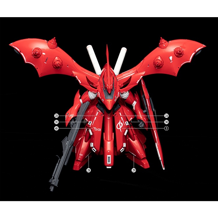 Decal nước dán mô hình Nightingale gold metallic coating SD HG 1/144 1/100 Water Sticker