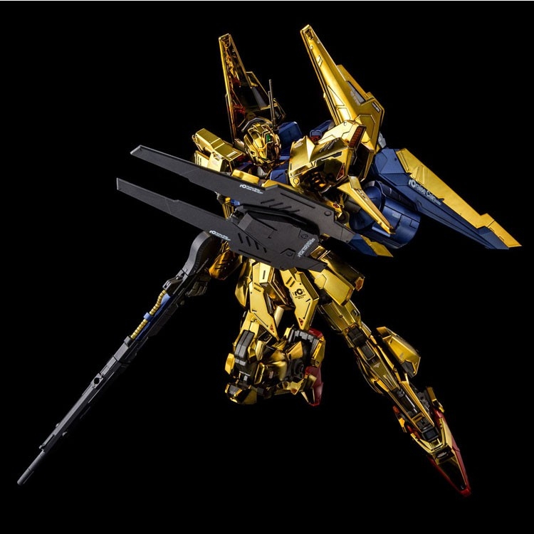 Mô hình lắp ráp MG 1/100 HYAKU SHIKI RAISE CAIN MSR-00100RC Gold Coating P-BANDAI