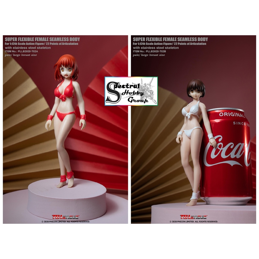 Mô hình nhân vật TBLeague 1/12 Plump anime girl female body PLLB2020-T02 Super flexible seamless body