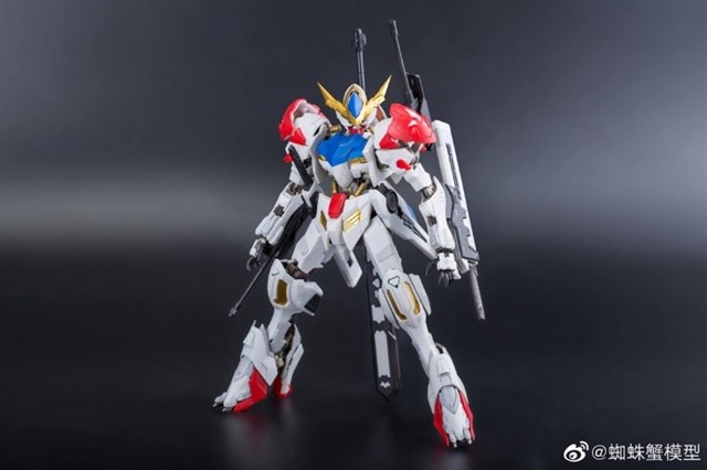Mô hình lắp ráp Metal Frame MG 1/100 Barbatos ver Hirm + clear armor + Full weapon - Spider Crab model