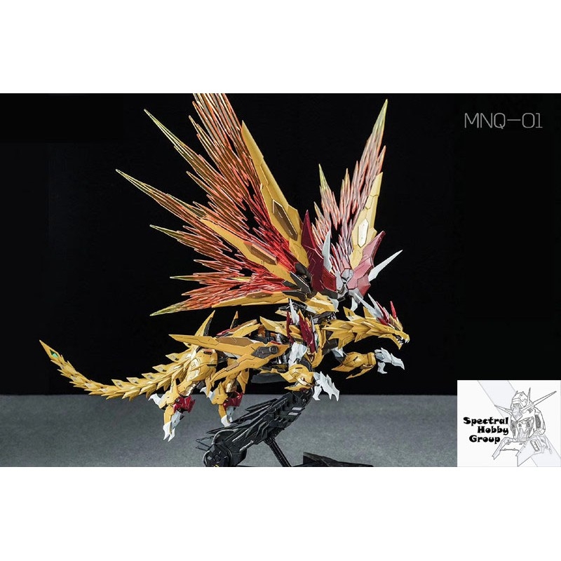Mô hình Metal Build MN-Q01 MNQ01 Baiqi Huanglong / Red Dragon MB Motor Nuclear
