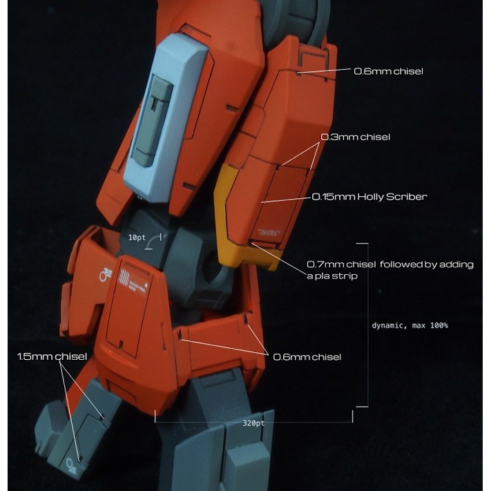 Dụng cụ kĩ thuật khắc mỹ thuật Chisel Blade kẻ tạo line 0.15 - 3.0mm CNDRAGON