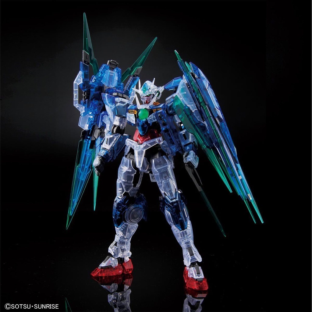 Mô hình lắp ráp RG 1/144 00 Qan[T] 00Q Full Saber Clear Color Gundam Base Bandai Limited