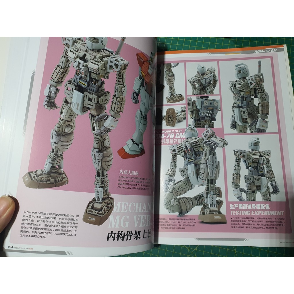 Sách hướng dẫn sơn cọ sơn airbrush cơ bản gundam EZ8 và lọ Panel line special limited 5th Anniversary