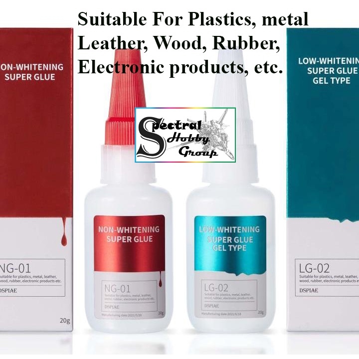 Keo trong đa năng Dspiae khô nhanh cho mô hình NG01 LG02 Super Glue CA quick-drying instant