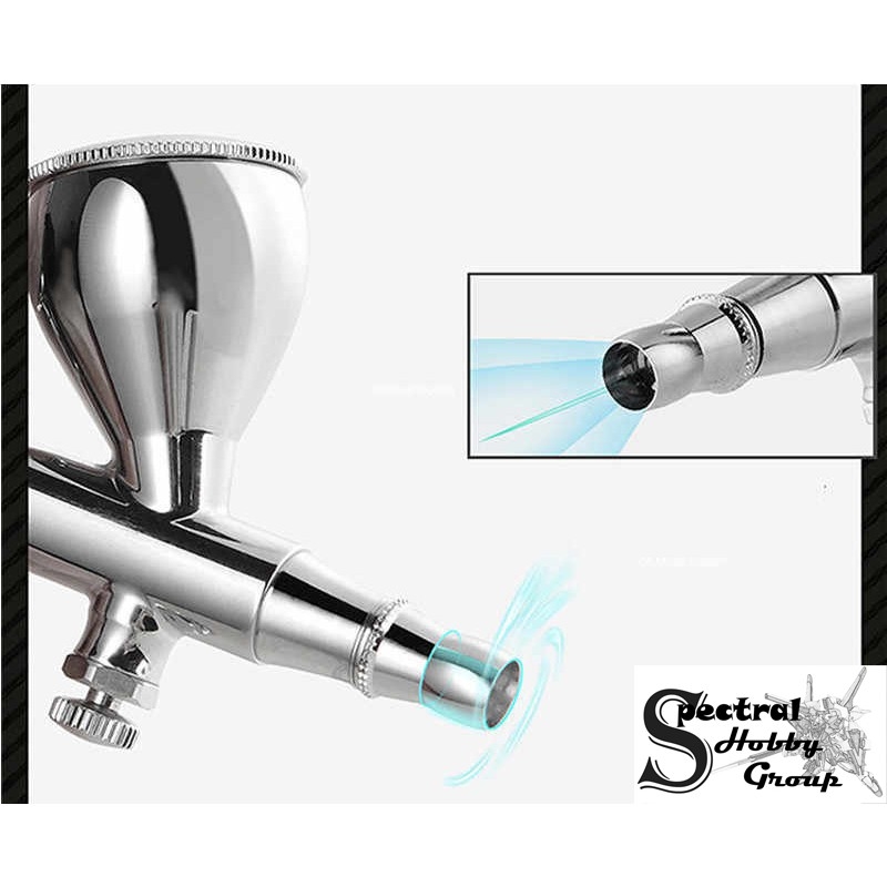 Dụng cụ bút sơn mô hình Pen airbrush USTAR KP45 KP-45 0.3mm 7cc Dual Action Japan Style