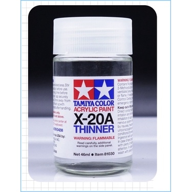 Dung môi pha sơn nước mô hình tamiya X20A X-20A Acrylic Thinner paint
